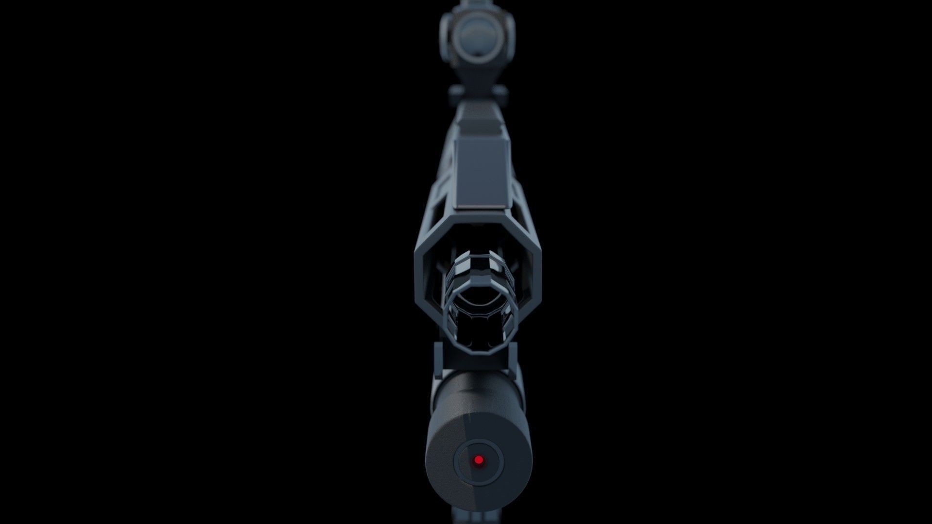machine gun 3D model_5