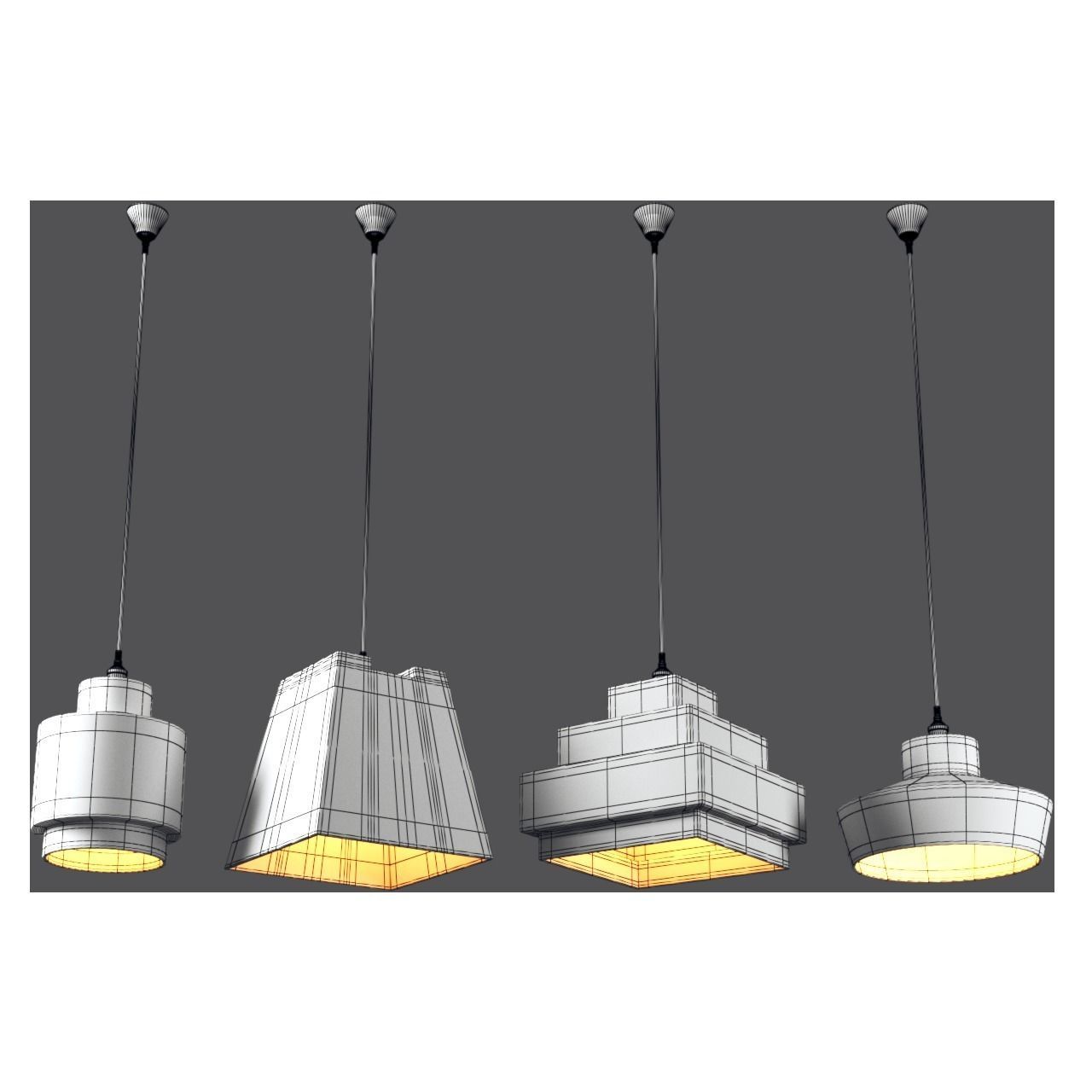 CEILING LAMP LOFT 3D model_3