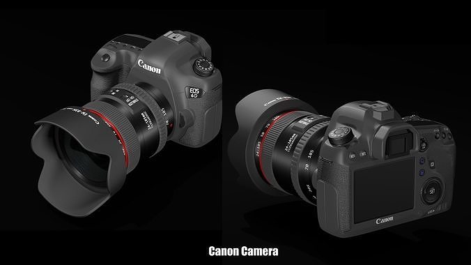 Canon 6D 3D model