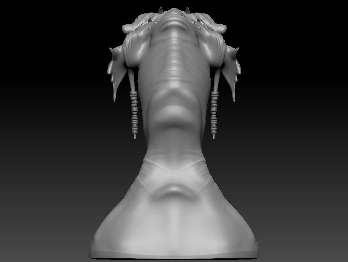 Sebulba dragon head 3D print model_4