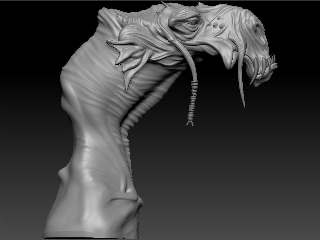 Sebulba dragon head 3D print model_3