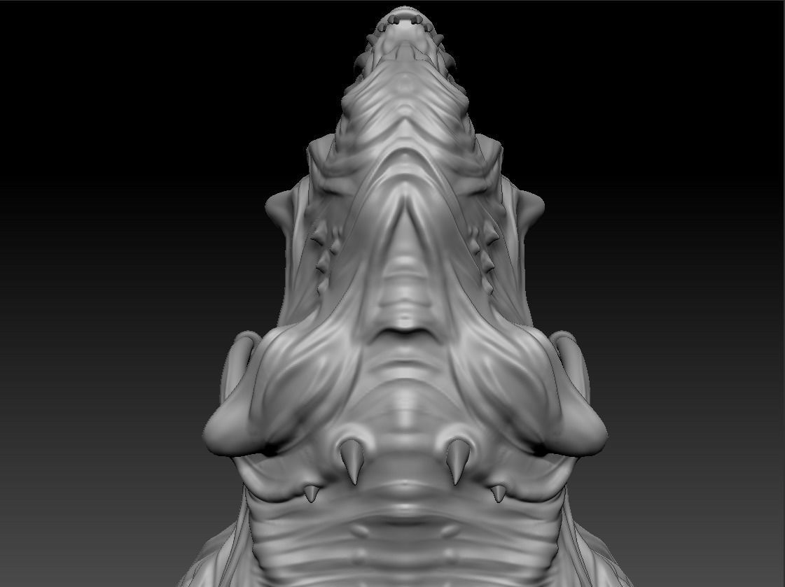 Sebulba dragon head 3D print model_9