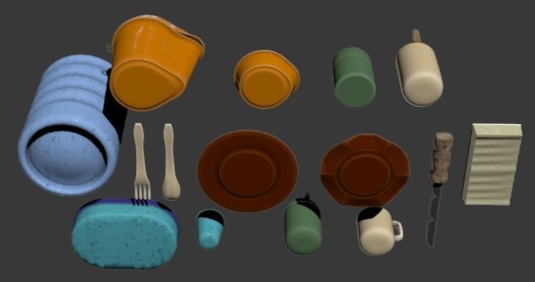 My 3D Models 2 Low-poly 3D model_6