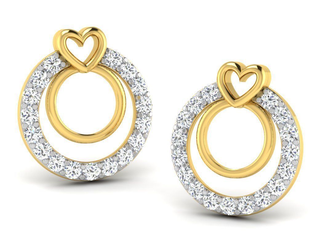 BULK-3DM-With Gems-EARRING 609 Files 3D print model_763