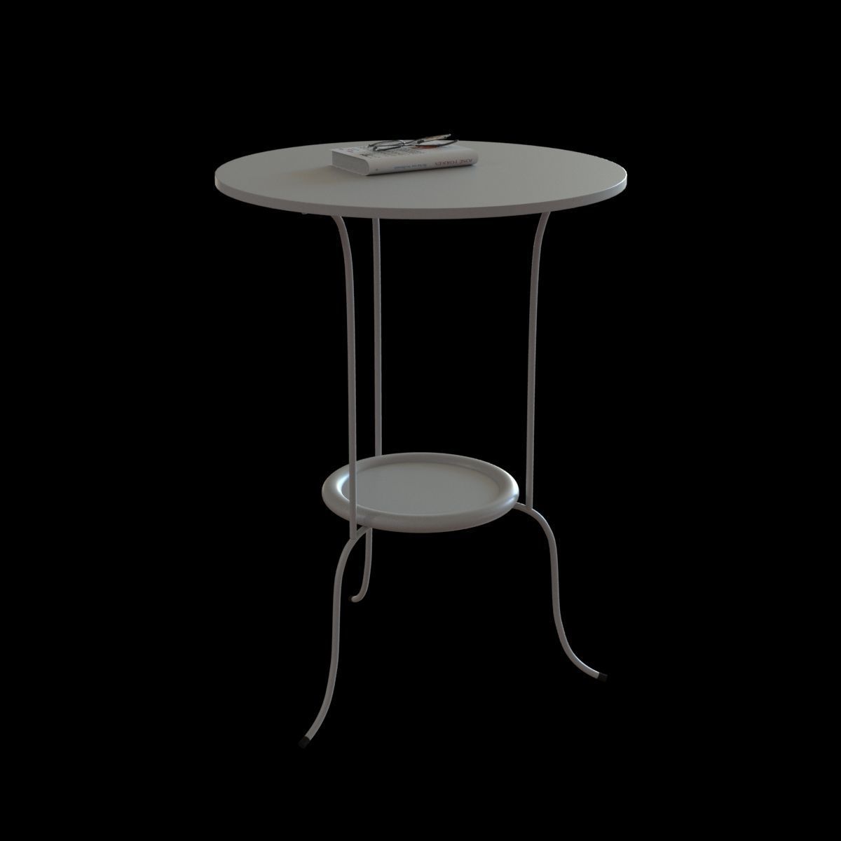 lindved sidetable 3D model_11