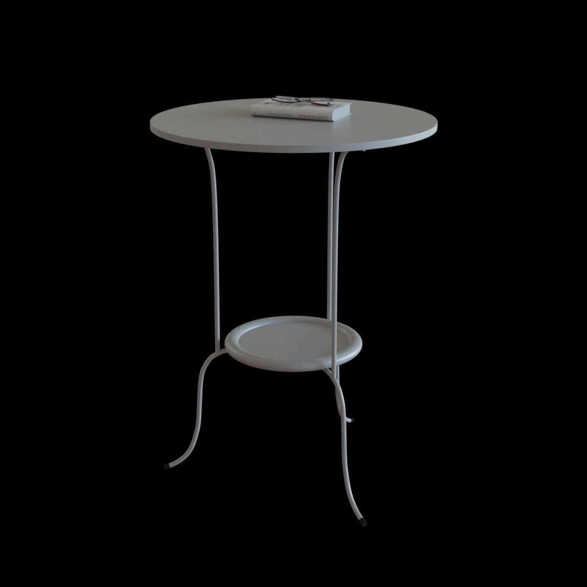 lindved sidetable 3D model_6