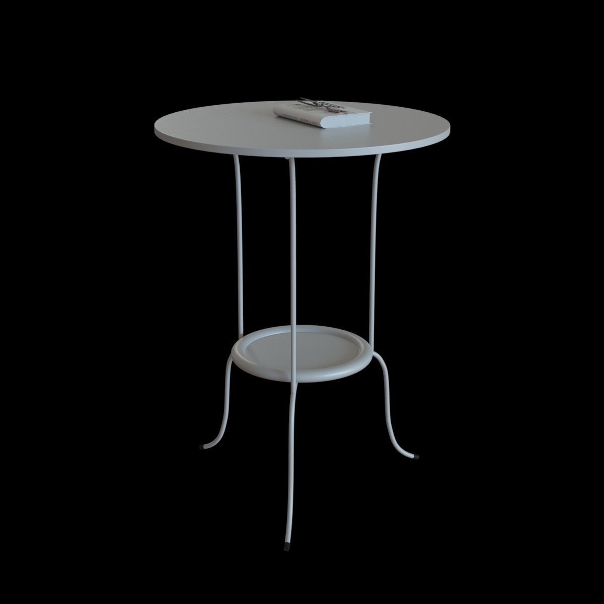 lindved sidetable 3D model_12