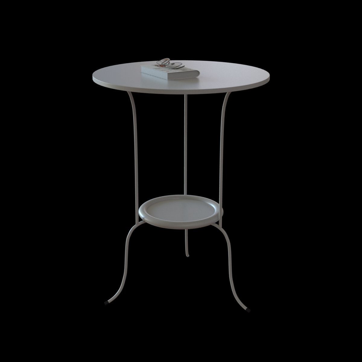 lindved sidetable 3D model_4