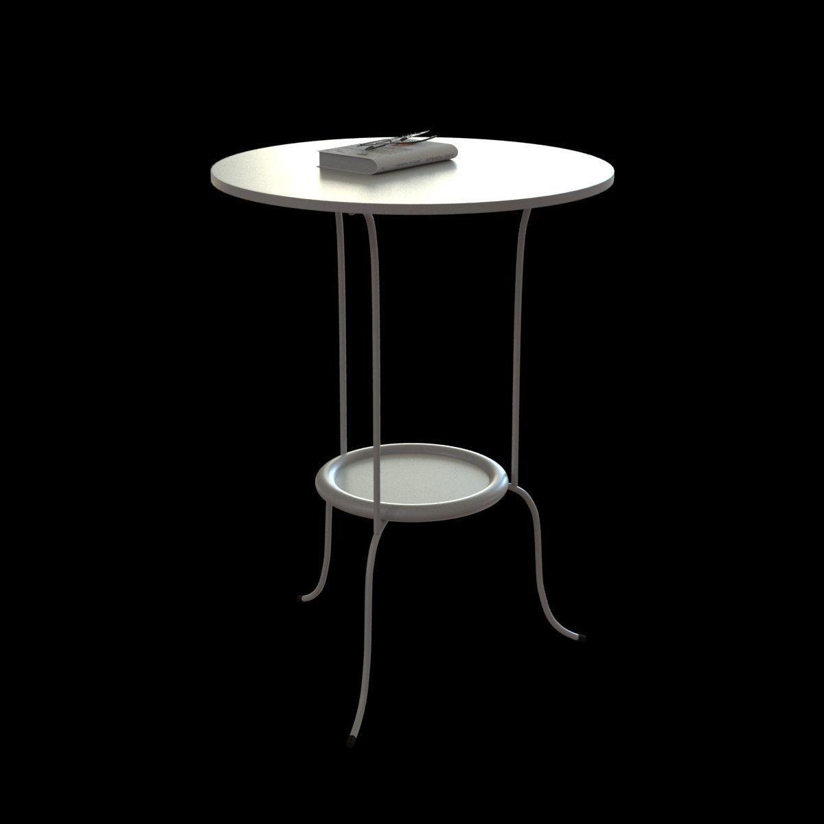 lindved sidetable 3D model_8