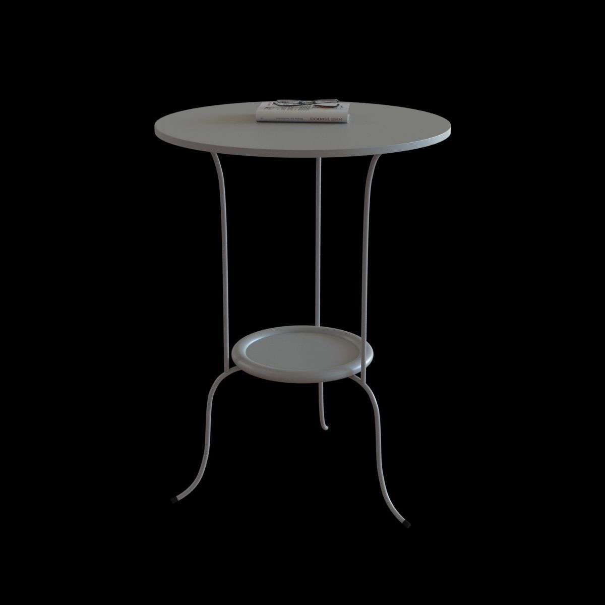 lindved sidetable 3D model_9