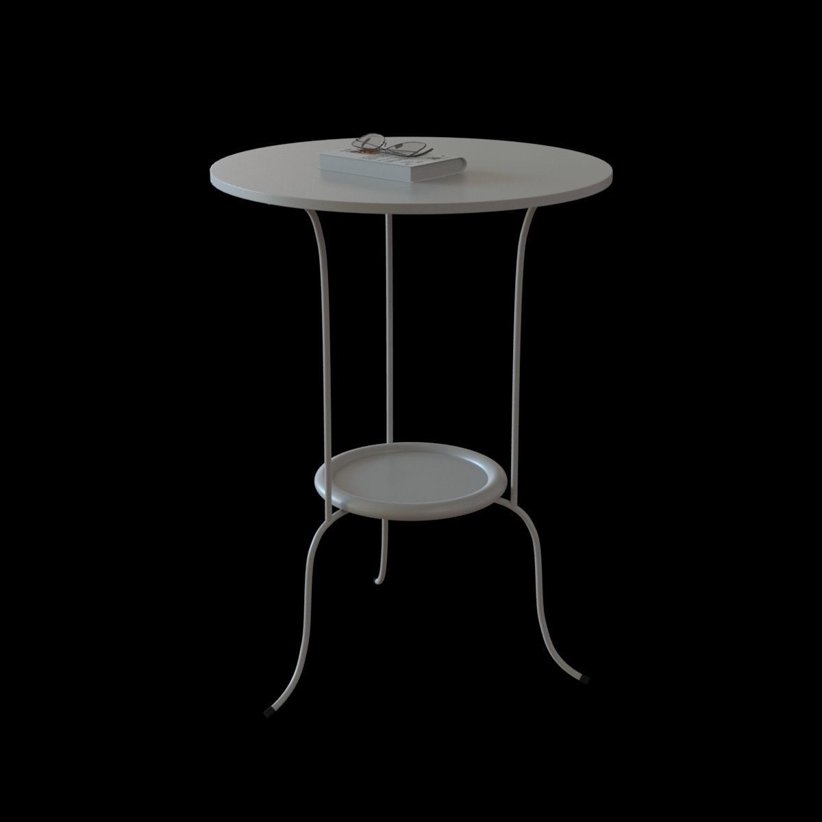 lindved sidetable 3D model_5