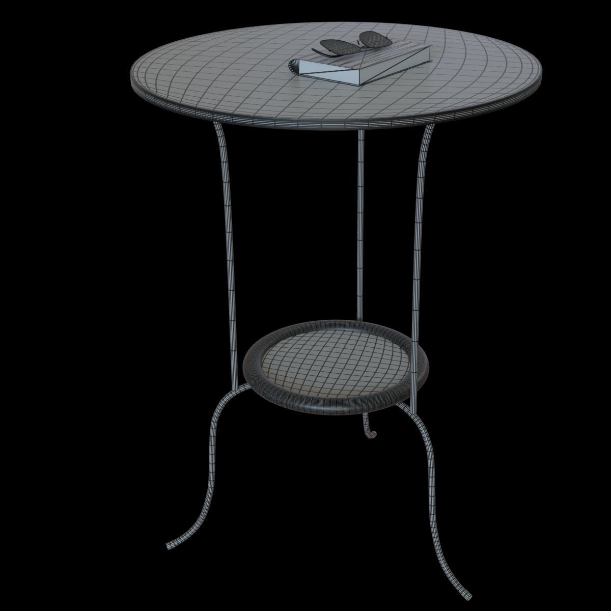 lindved sidetable 3D model_20