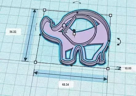 Elephant Cookie Cutter