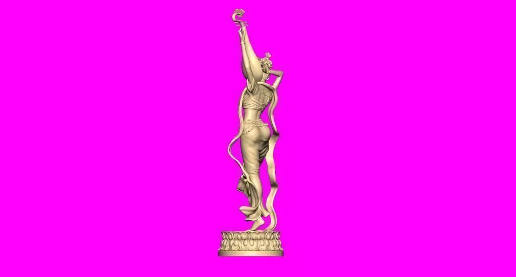 3DMAX model chinaDunhuang   Flying Apsaras 3D model_0