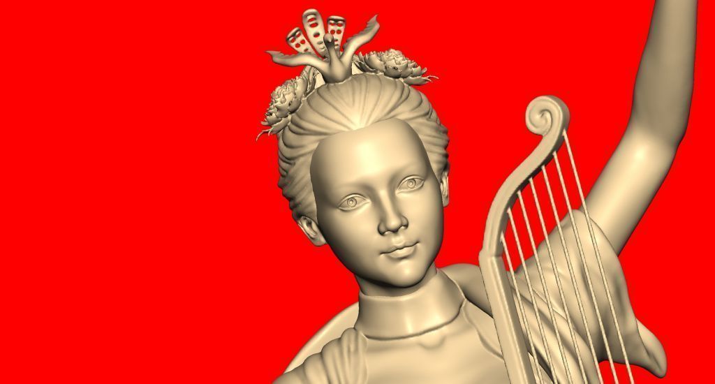 3DMAX model chinaDunhuang   Flying Apsaras 3D model_7