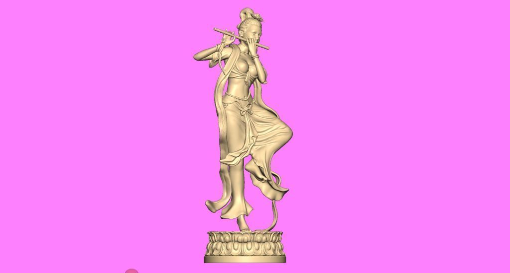 3DMAX model chinaDunhuang   Flying Apsaras 3D model_5