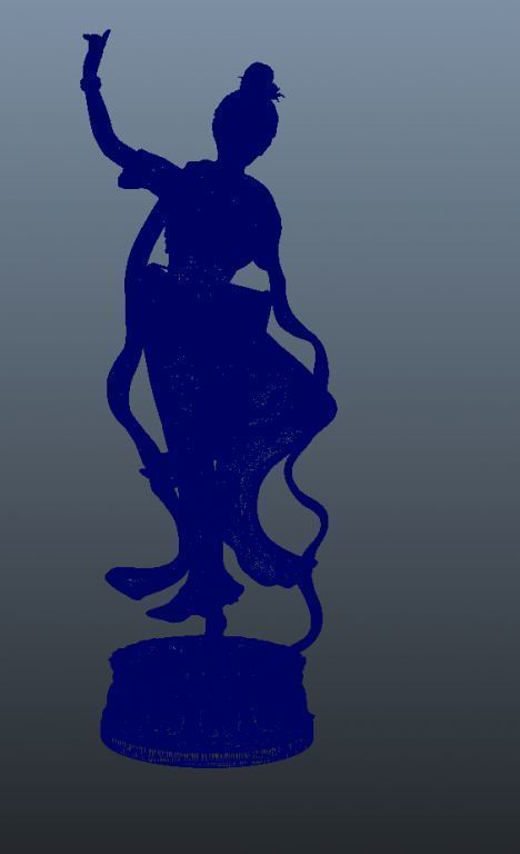 3DMAX model chinaDunhuang   Flying Apsaras 3D model_2