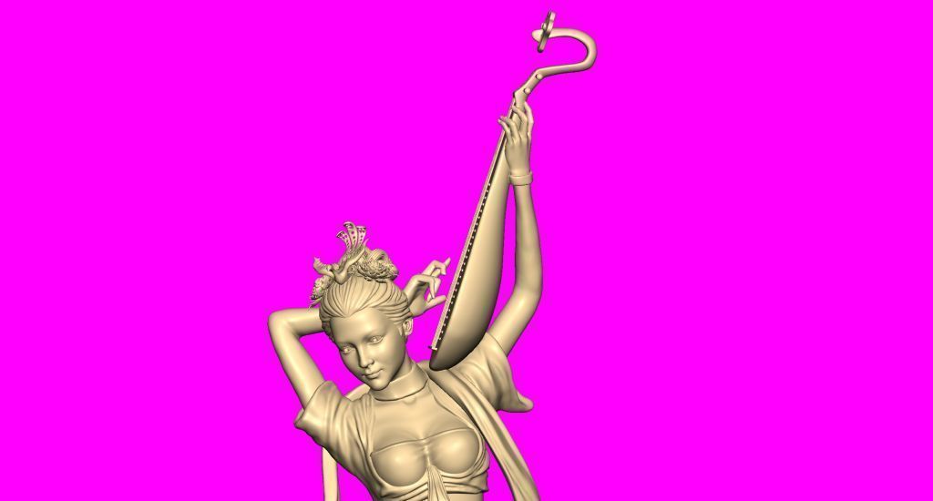 3DMAX model chinaDunhuang   Flying Apsaras 3D model_3