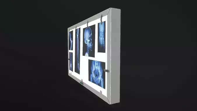 XRay Light Box PBR Game Ready Low-poly 3D model