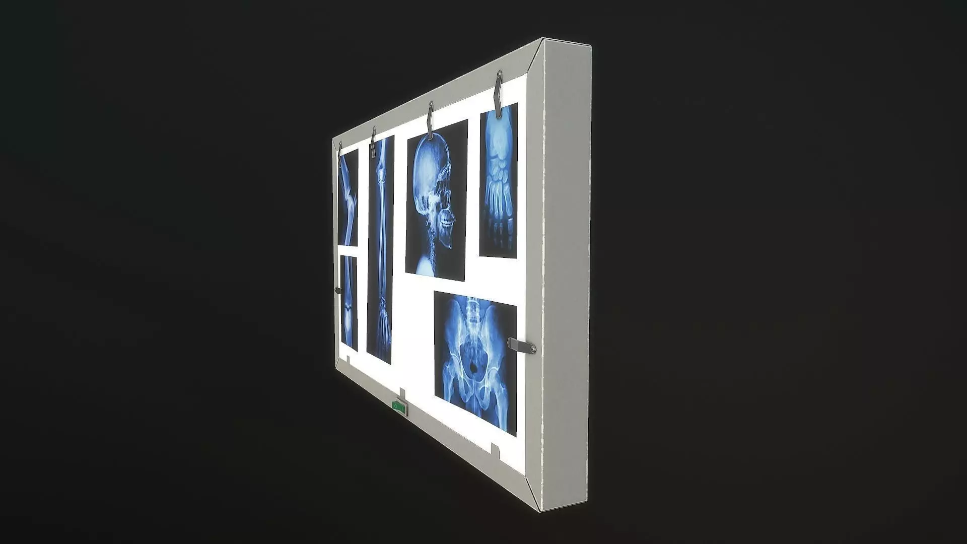 XRay Light Box PBR Game Ready Low-poly 3D model_0
