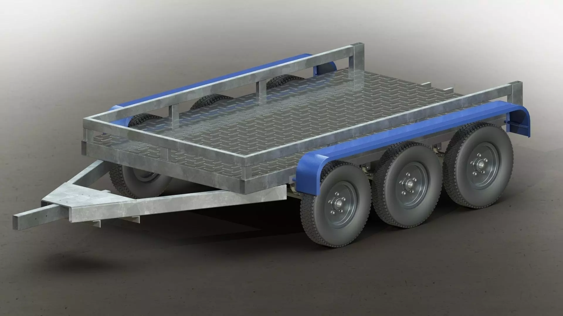 Duty Trailer Free 3D model