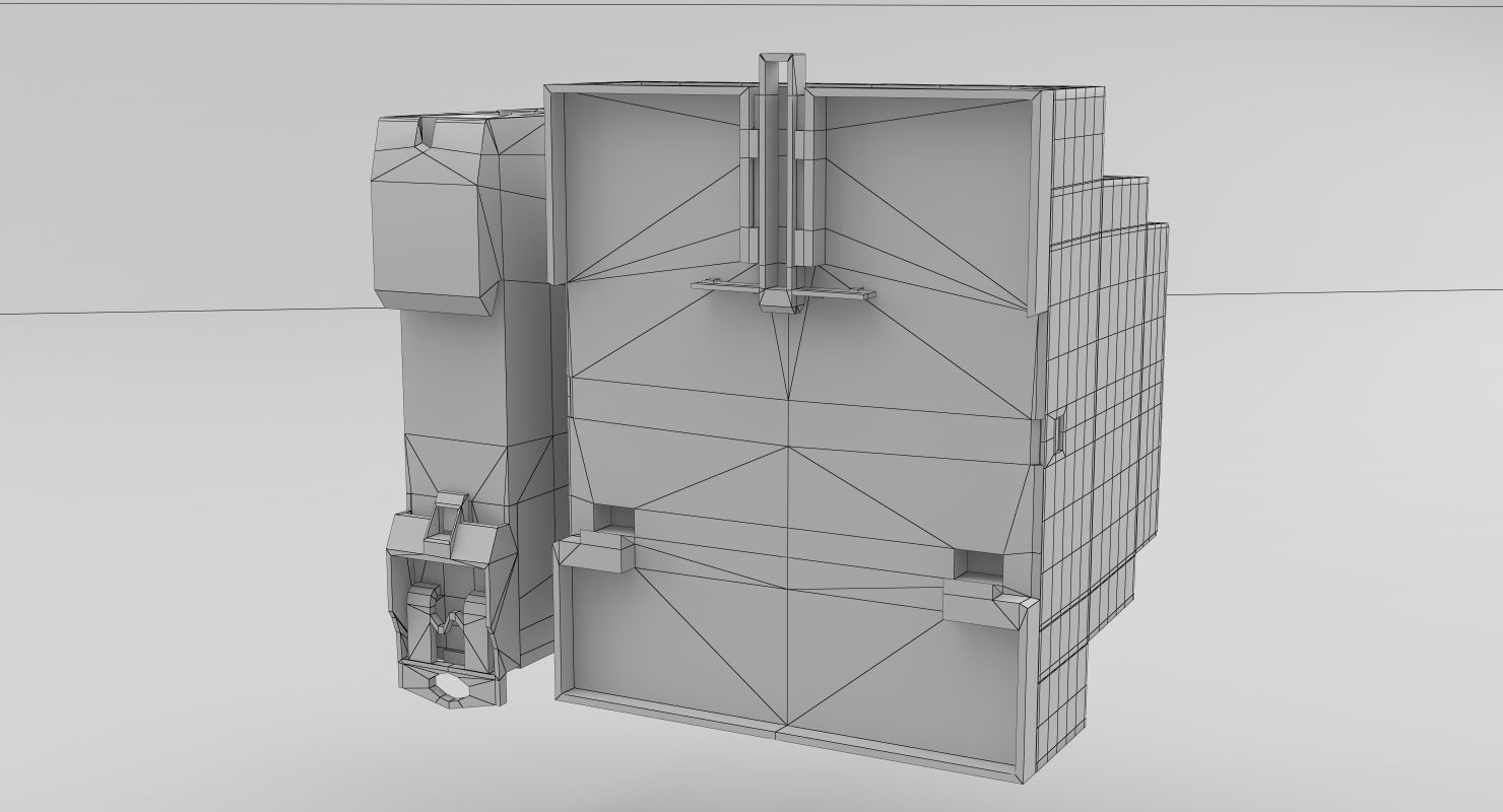 Fuse Box Low-poly 3D model_12