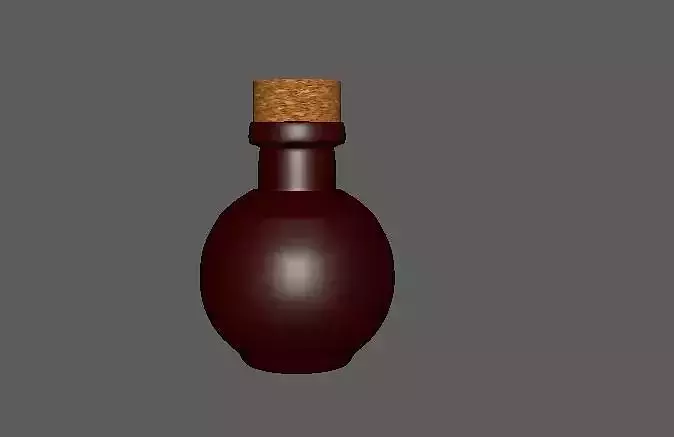 Bottle with cork