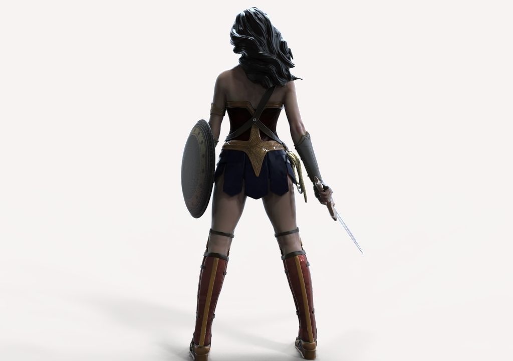 Wonder Woman 3d model 3D model_6