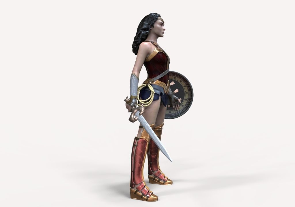 Wonder Woman 3d model 3D model_3