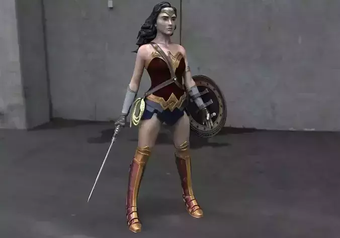 Wonder Woman 3d model