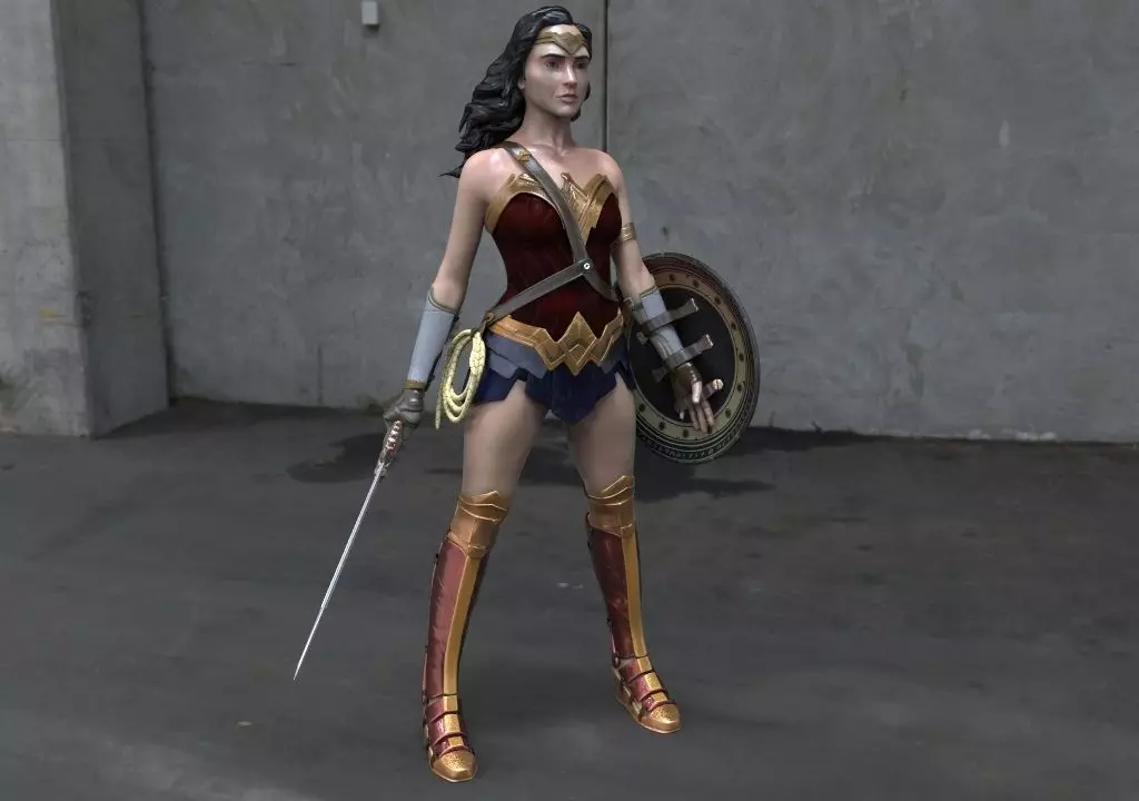Wonder Woman 3d model 3D model_0