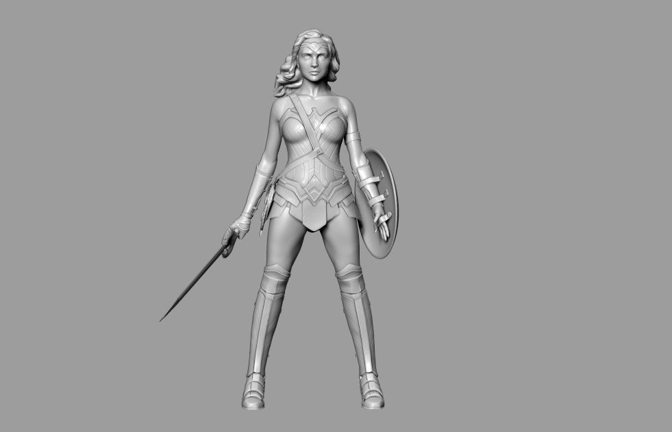 Wonder Woman 3d model 3D model_5