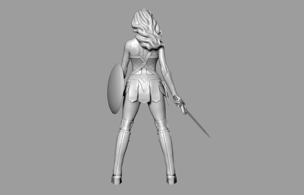 Wonder Woman 3d model 3D model_7