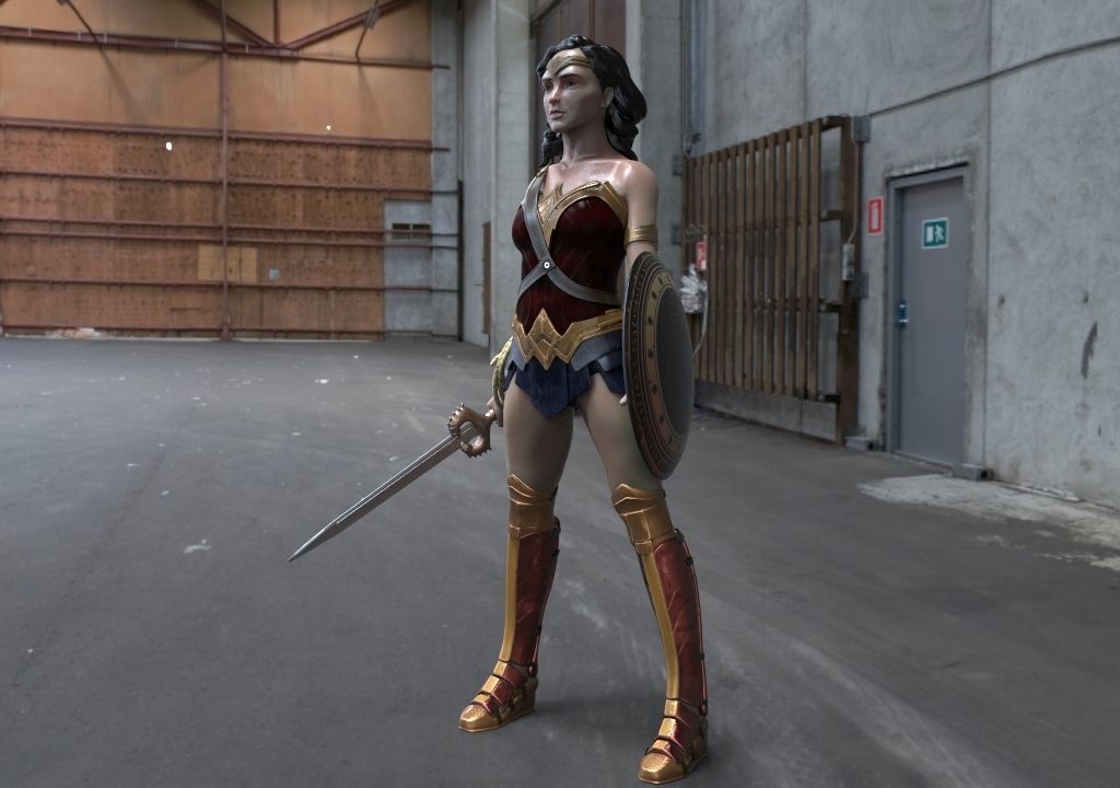 Wonder Woman 3d model 3D model_2