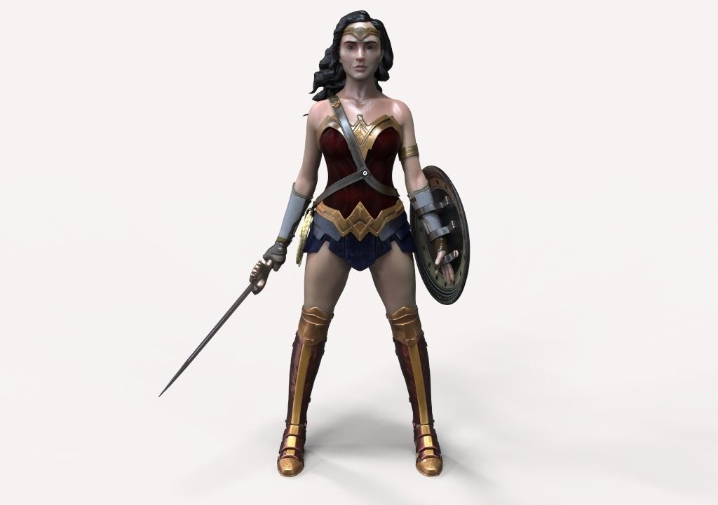 Wonder Woman 3d model 3D model_1