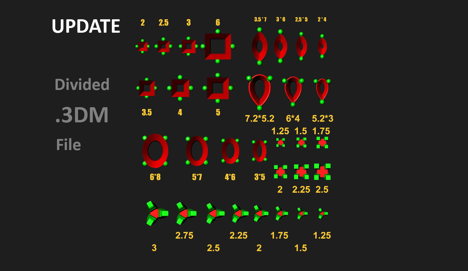 Jewelry Heads Pack 3D print model_1