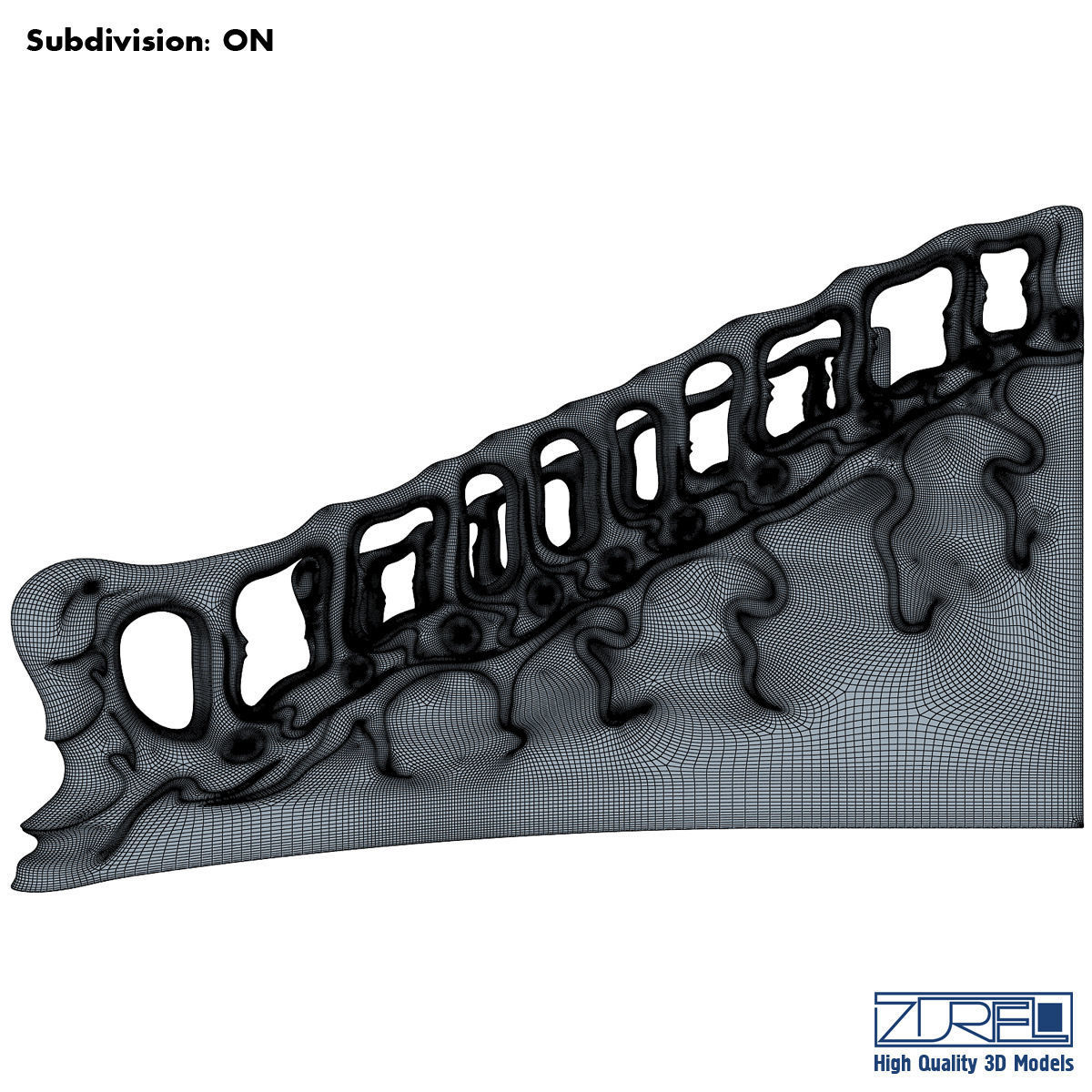 Stairs staircase 3D model_14