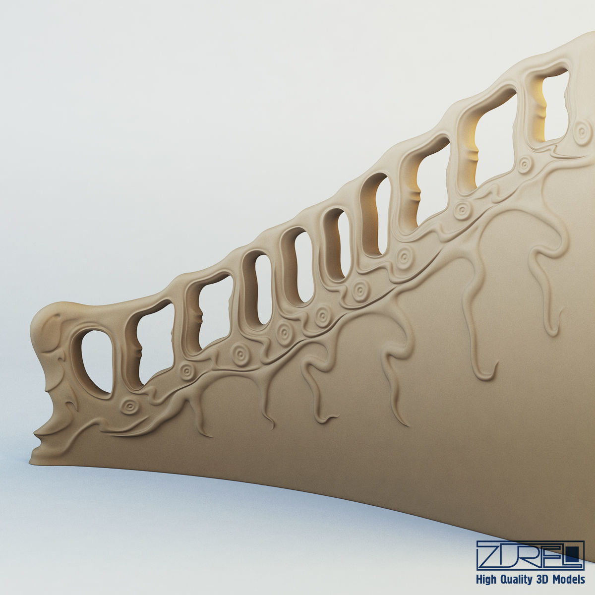 Stairs staircase 3D model_7