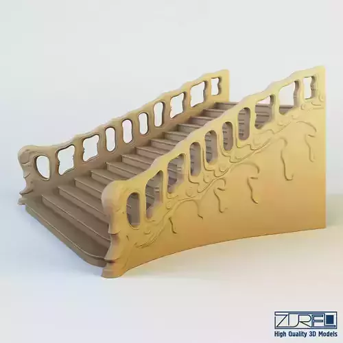 Stairs staircase 3D model