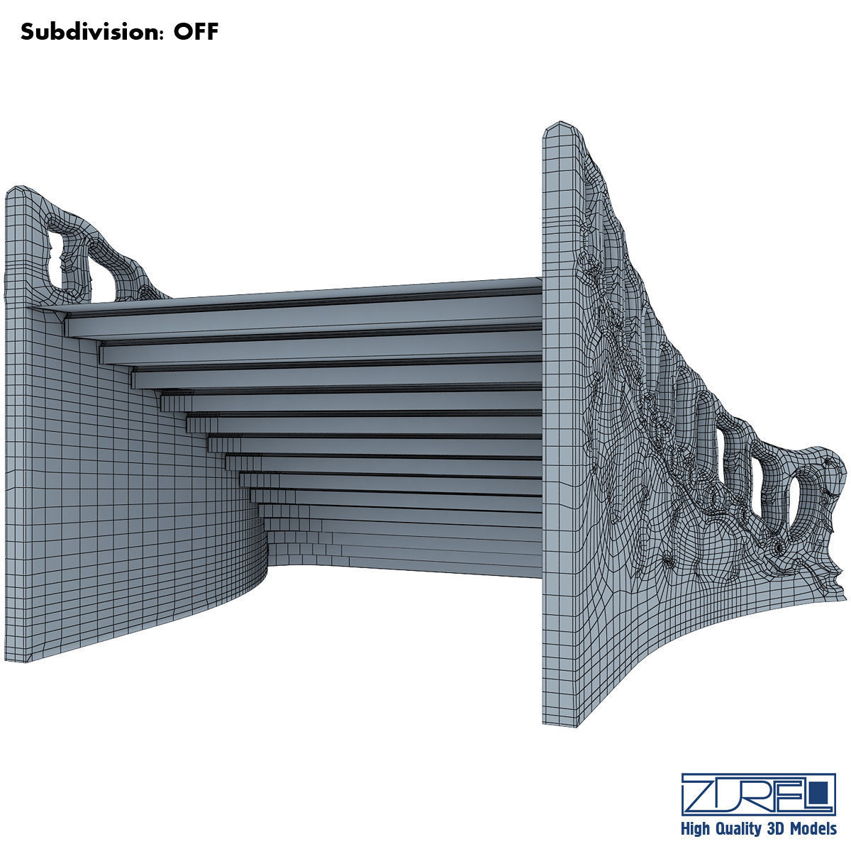 Stairs staircase 3D model_17