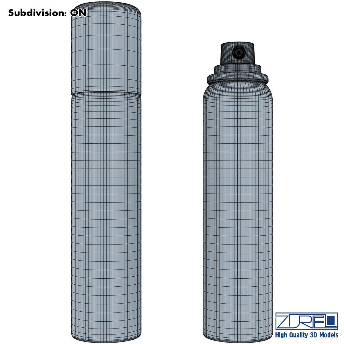 Spray can 100ml v 2 3D model_8