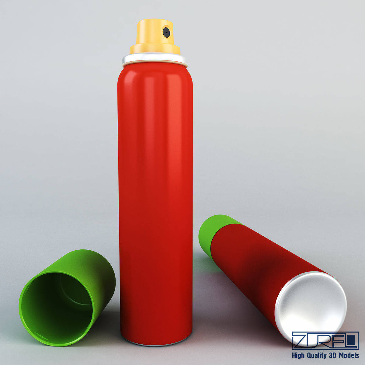Spray can 100ml v 2 3D model_2