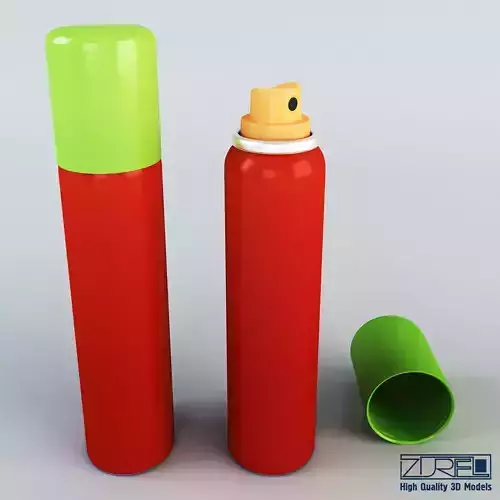 Spray can 100ml v 2 3D model