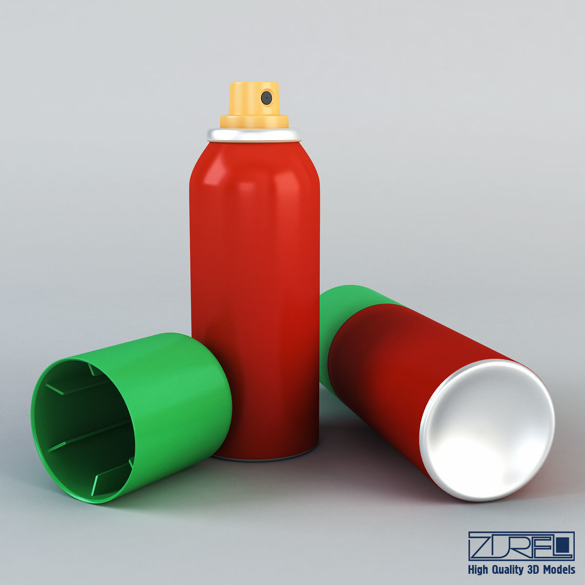 Spray can 100ml v 1 3D model_2