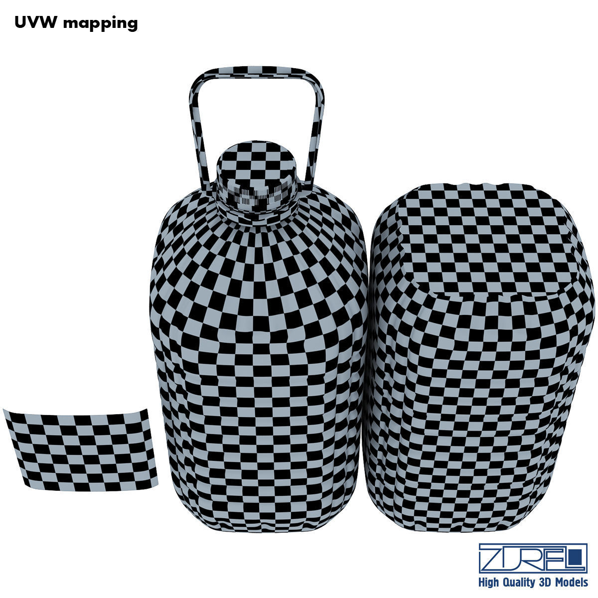 Oil bottle 5 liter 3D model_17