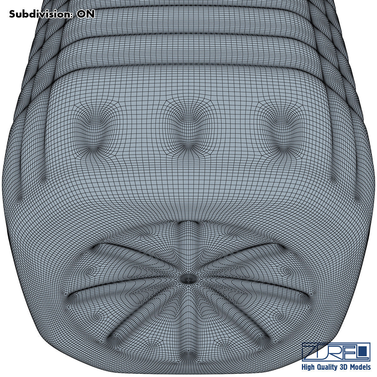 Oil bottle 5 liter 3D model_14