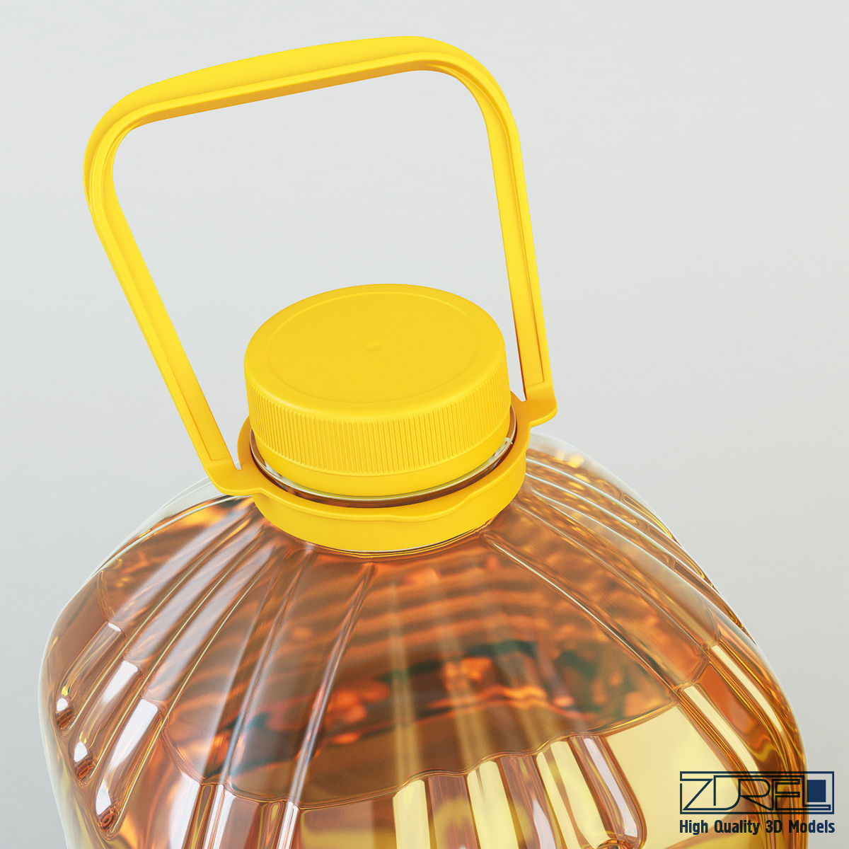 Oil bottle 5 liter 3D model_3