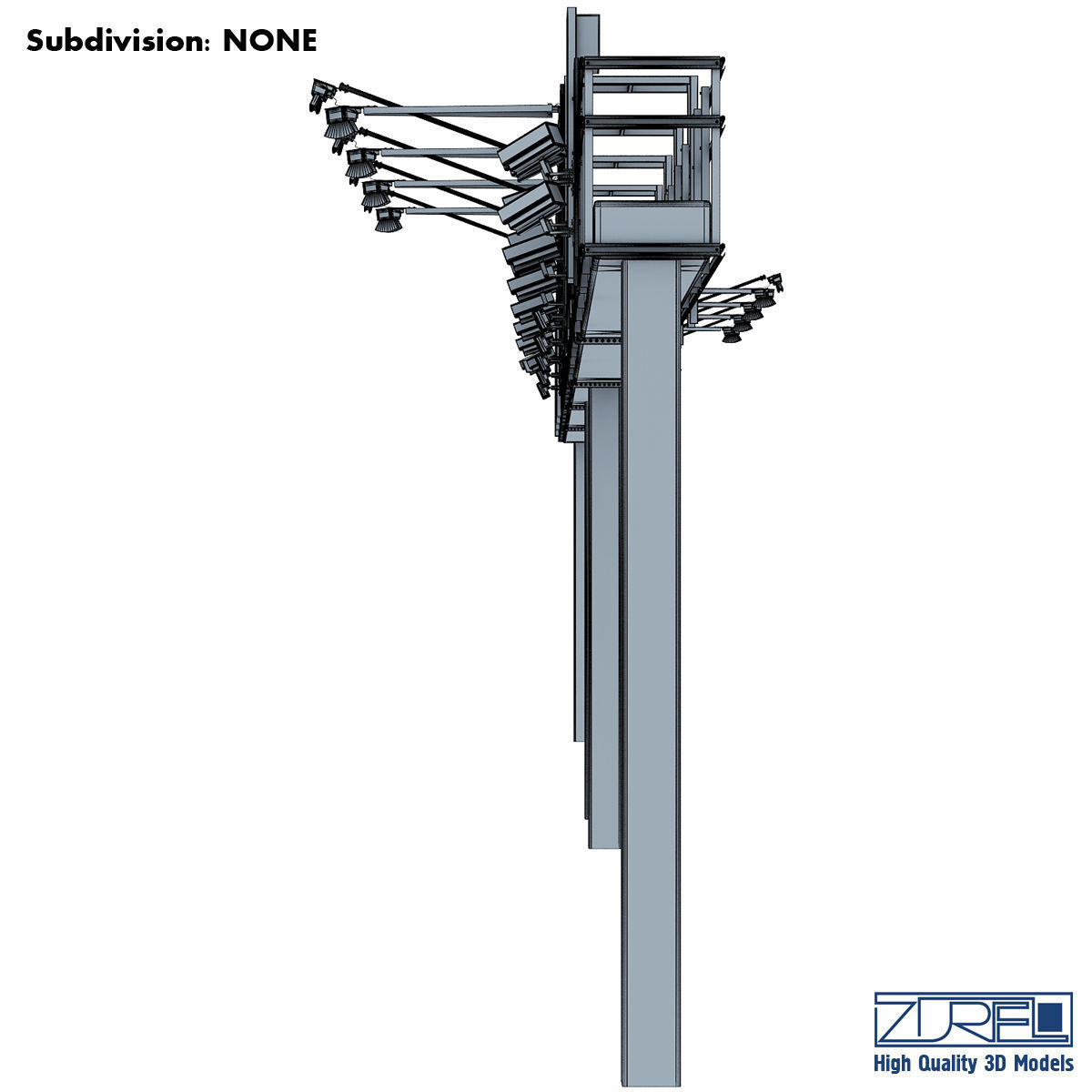 Multi lane free flow MLFF 3D model_17