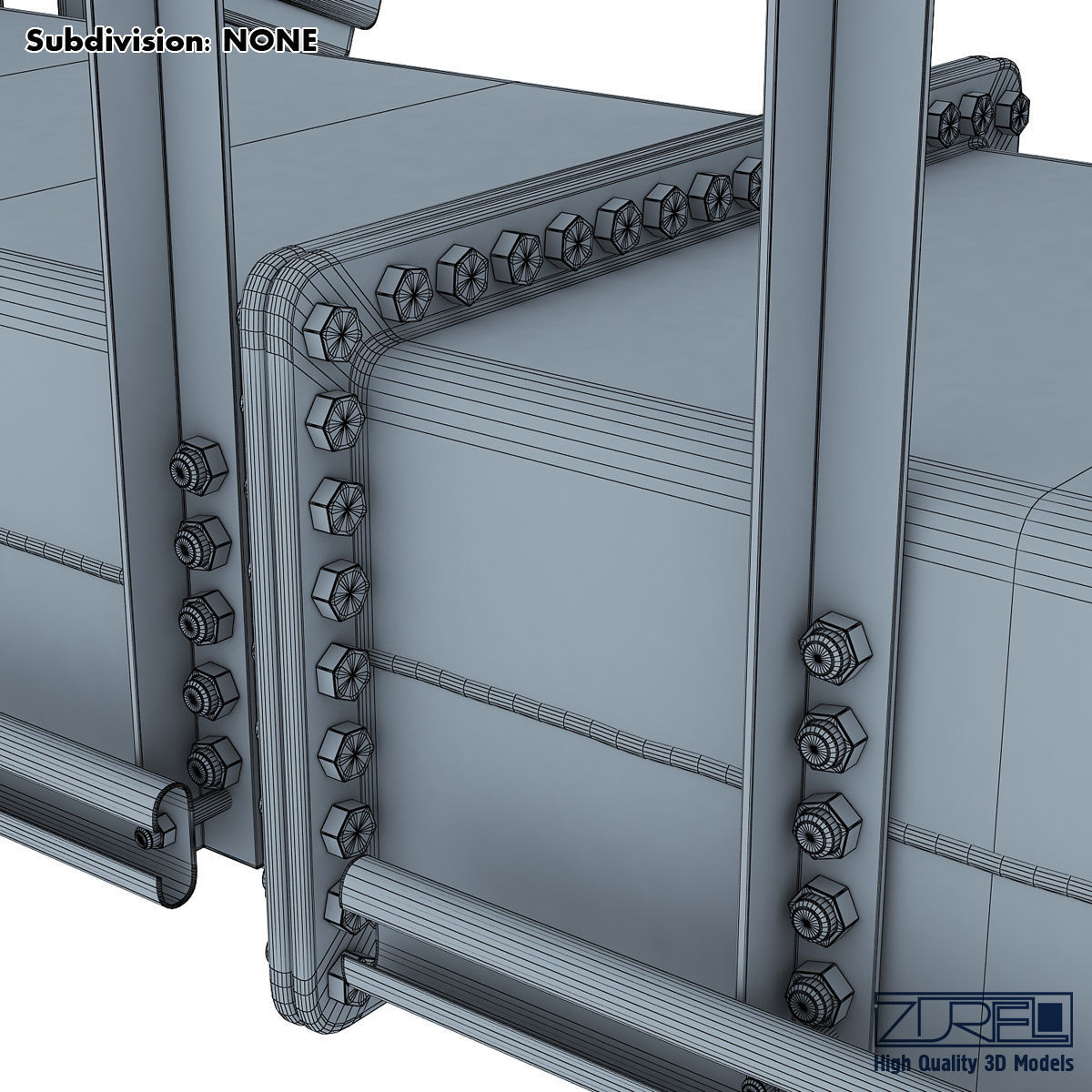 Multi lane free flow MLFF 3D model_31