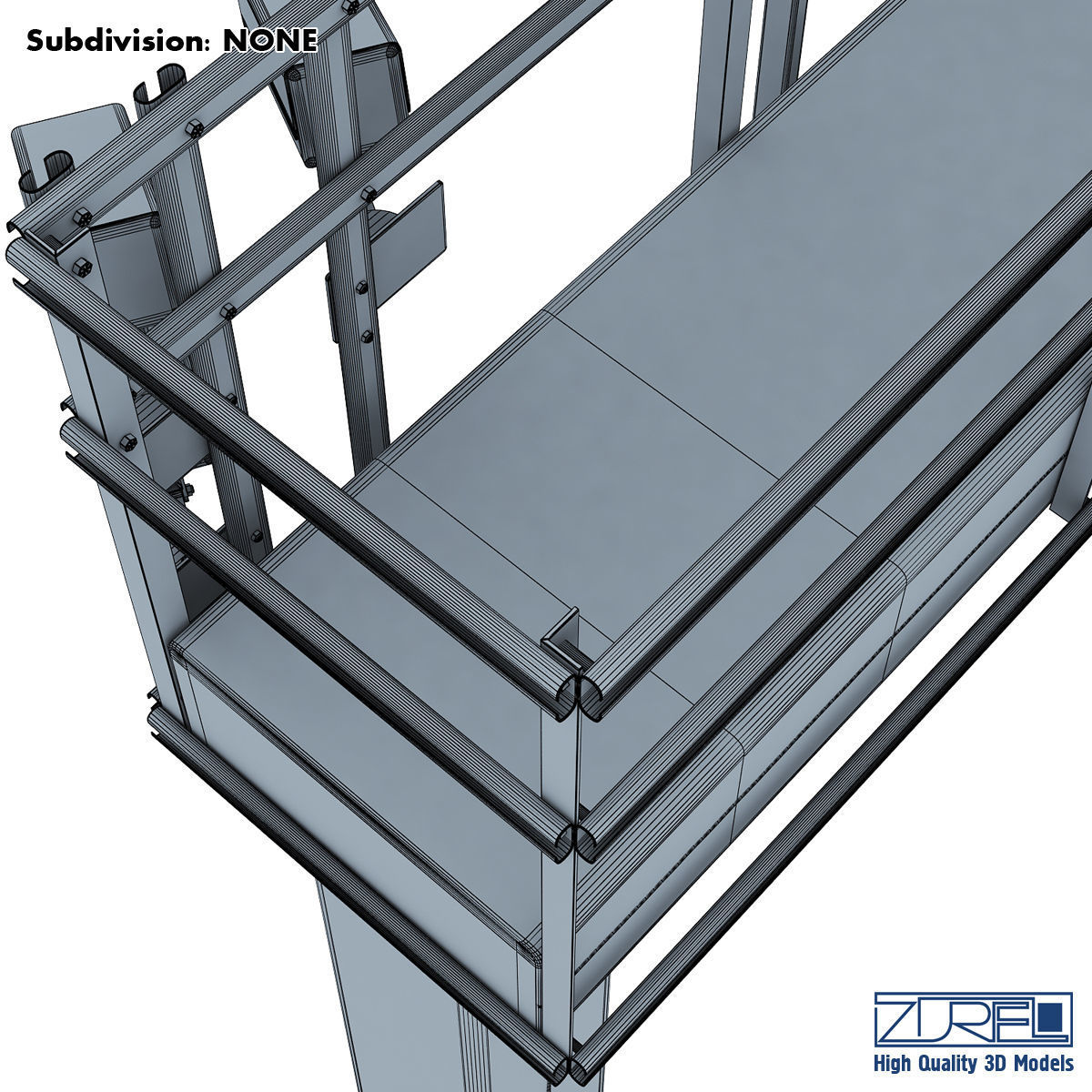 Multi lane free flow MLFF 3D model_33